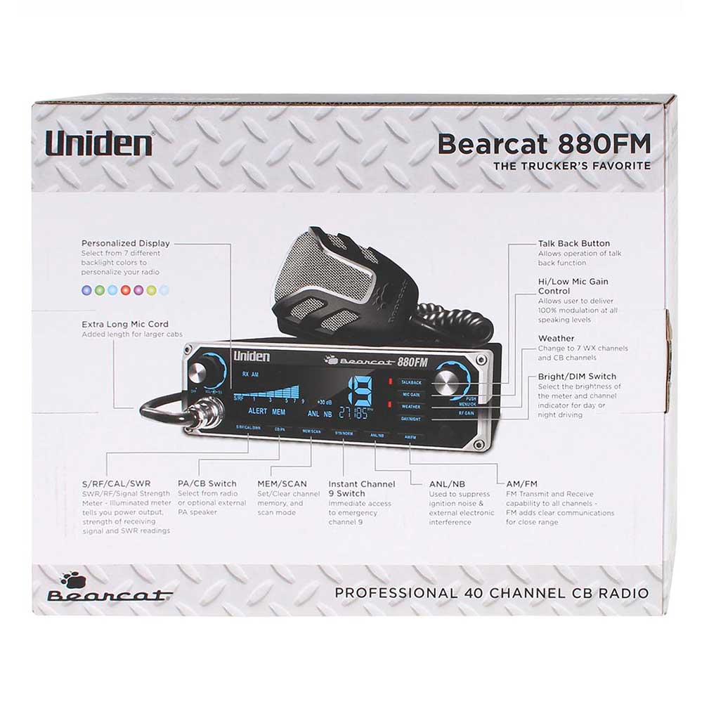 Uniden Bearcat 880FM CB Radio - Image 4