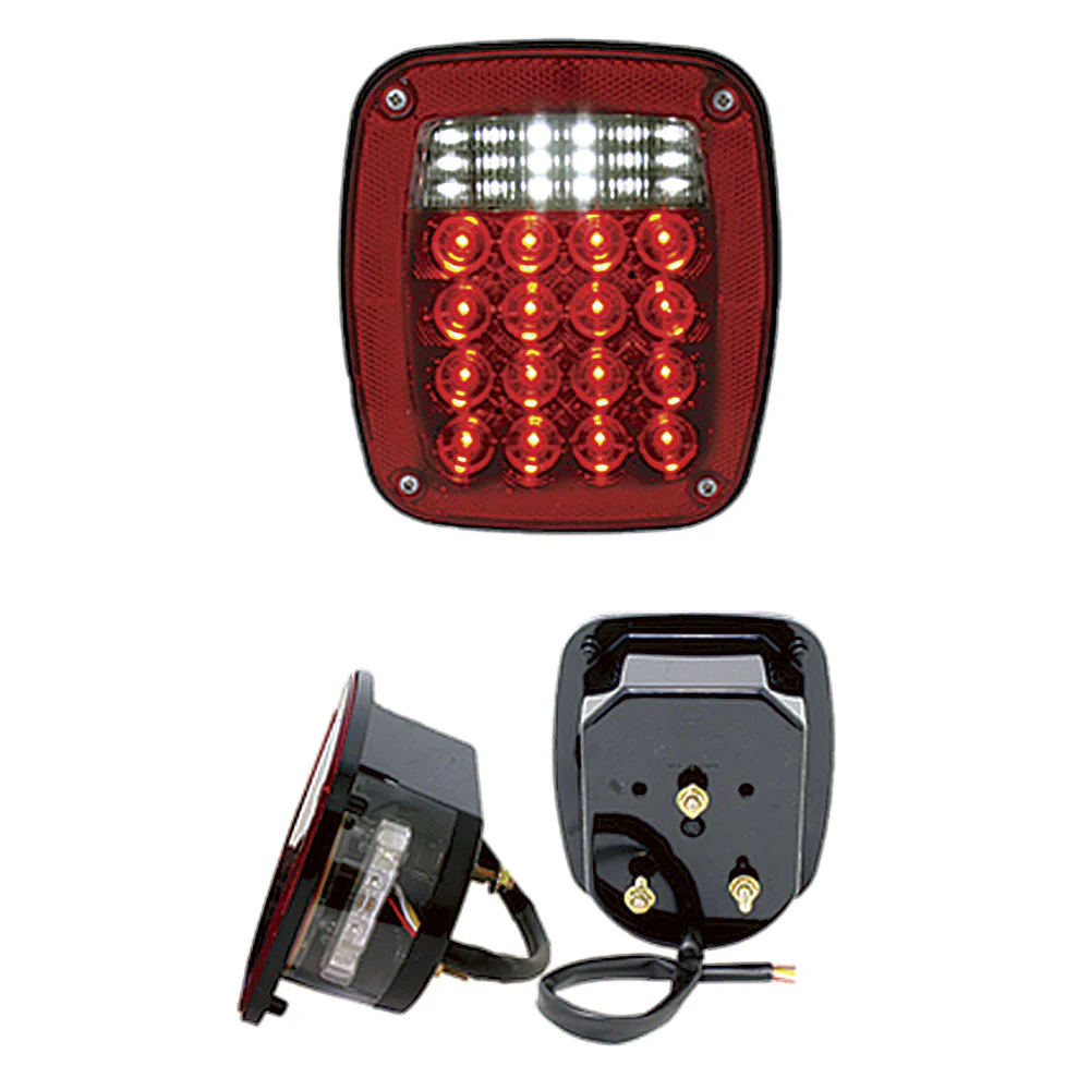 Universal Combo LED Light with License LED