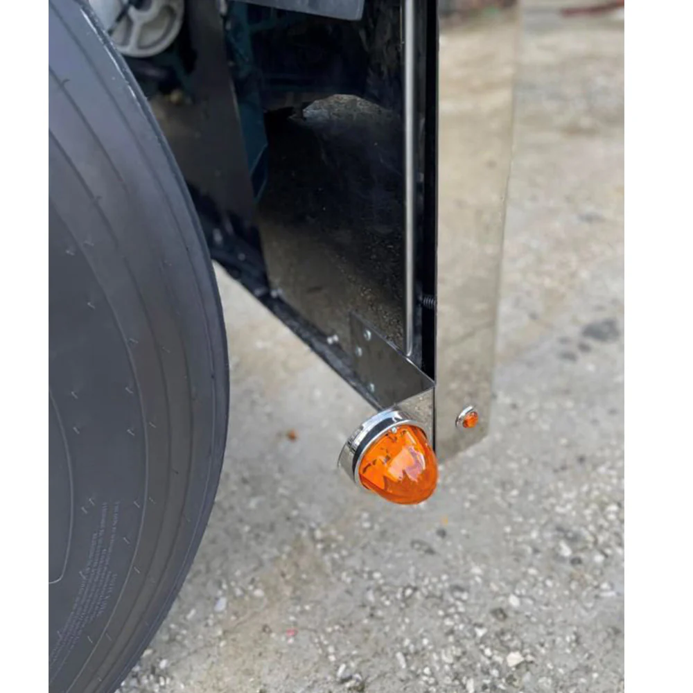 Universal Stainless Steel Watermelon Bumper Light Bracket - Image 2