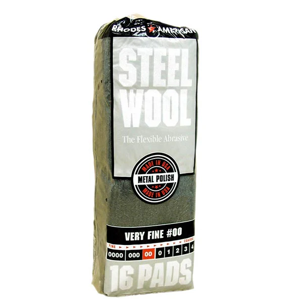 Very Fine Steel Wool, Grade #00, 16-Pack