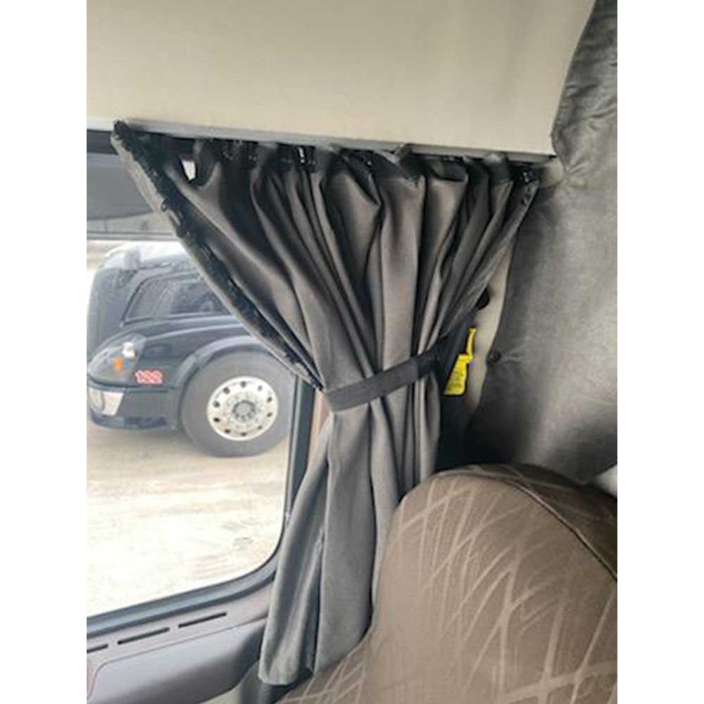Volvo 670, 780 Sleeper 4 Piece Curtain Set "“ Gray - Image 3