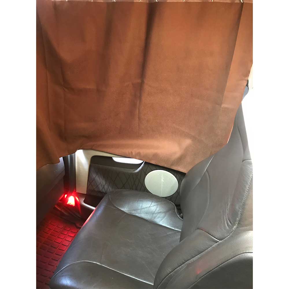 Volvo 670, 780 Sleeper 4 Piece Curtain Set - Brown - Image 3