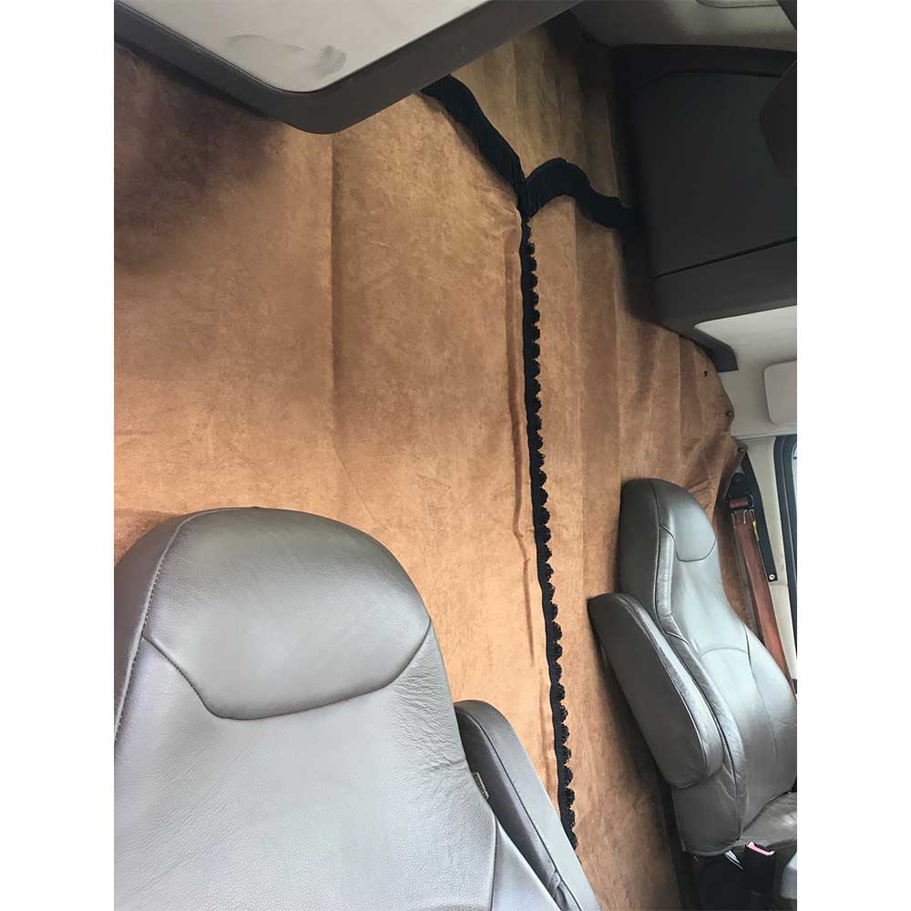 Volvo 670, 780 Sleeper 4 Piece Curtain Set - Brown - Image 6