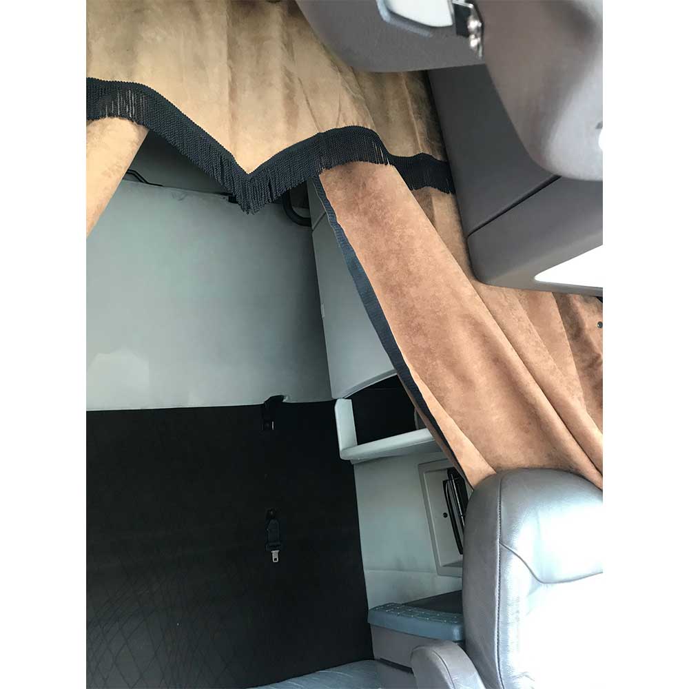 Volvo 670, 780 Sleeper 4 Piece Curtain Set - Brown - Image 9
