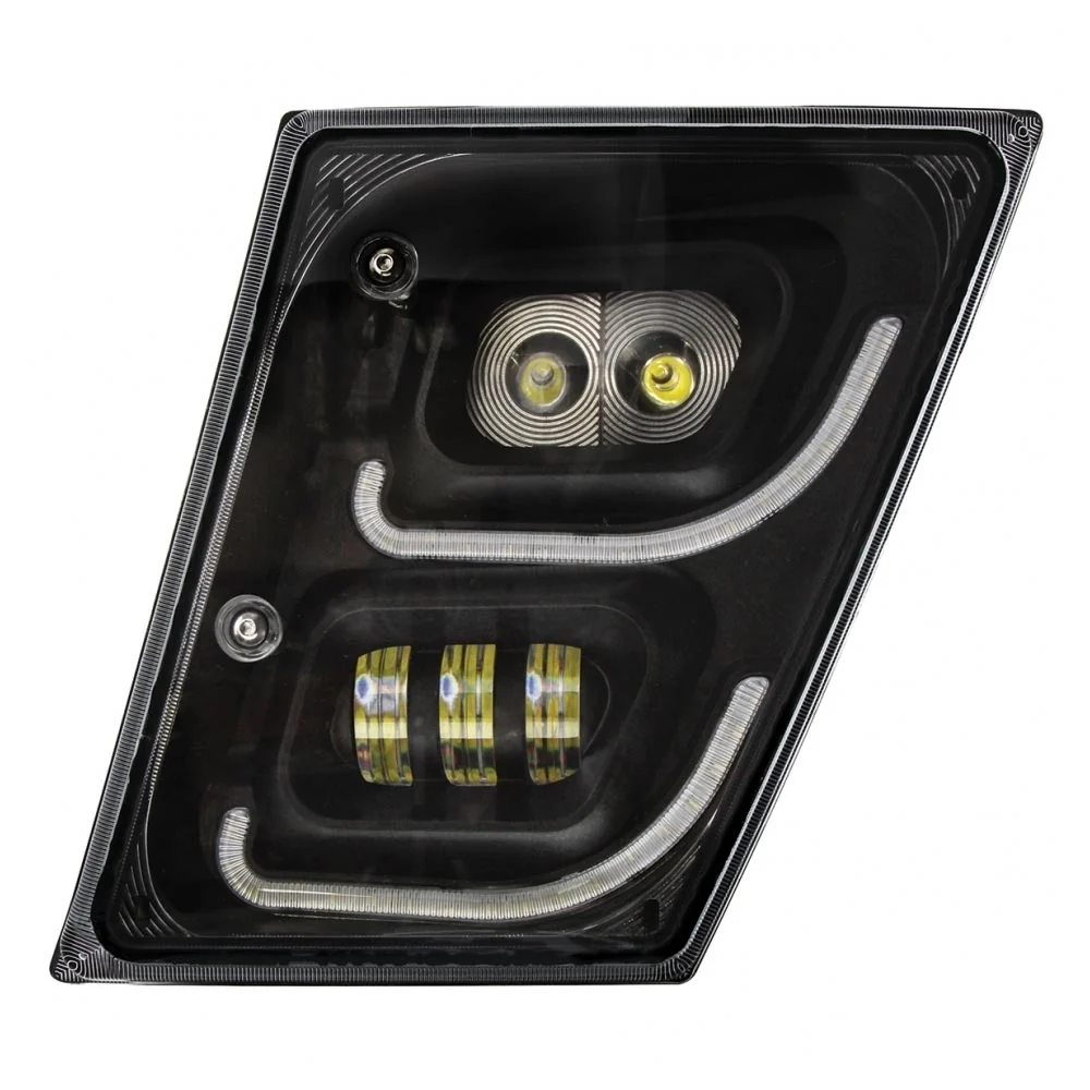 Volvo VN 2003-17 Blackout LED Fog and Daytime Running Lights - Image 2