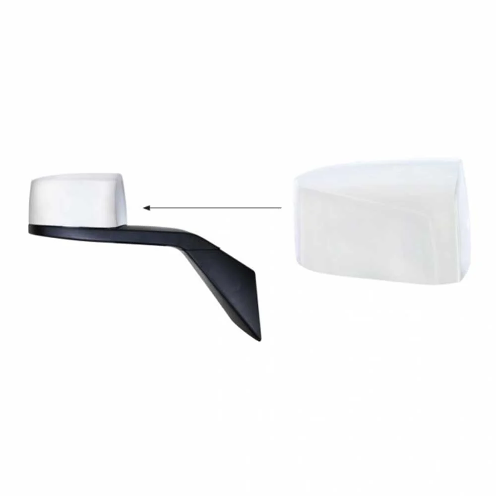 Volvo VN, VNL 2003-2017 Chrome Mirror Covers - Image 2