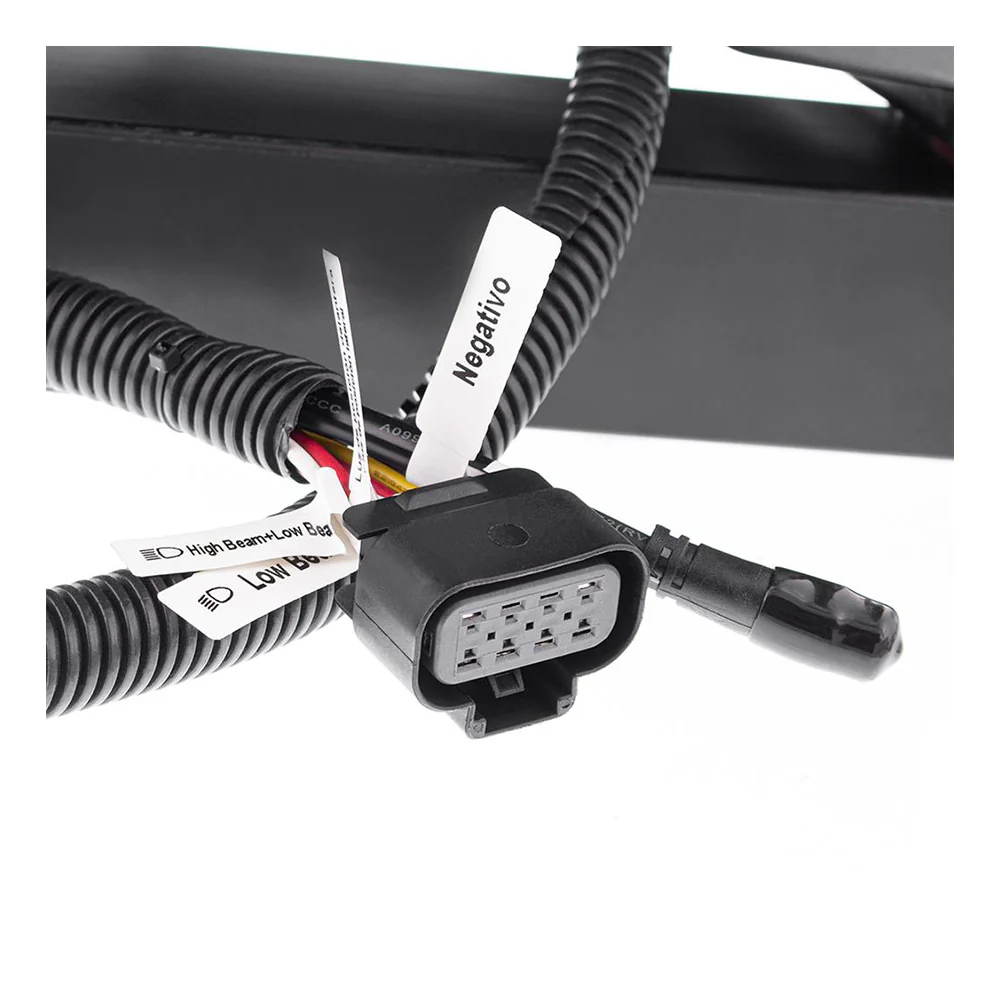 Volvo VN, VNL 2009-2017 Black LED Headlight with Dual Color LED Light Bars - Image 7