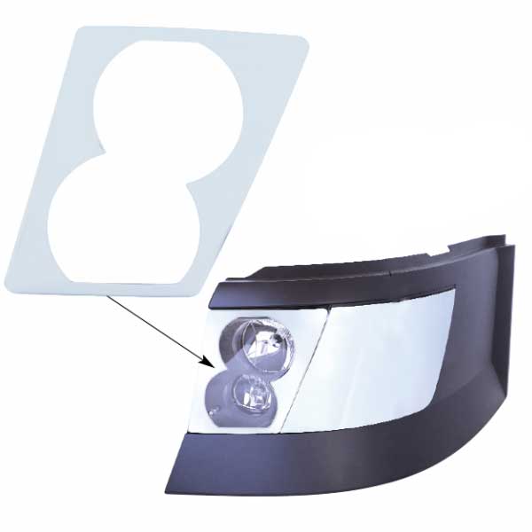 Volvo VN, VNL Daytime Running Light and Fog Light Trim
