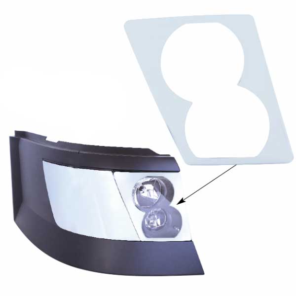 Volvo VN, VNL Daytime Running Light and Fog Light Trim - Image 3