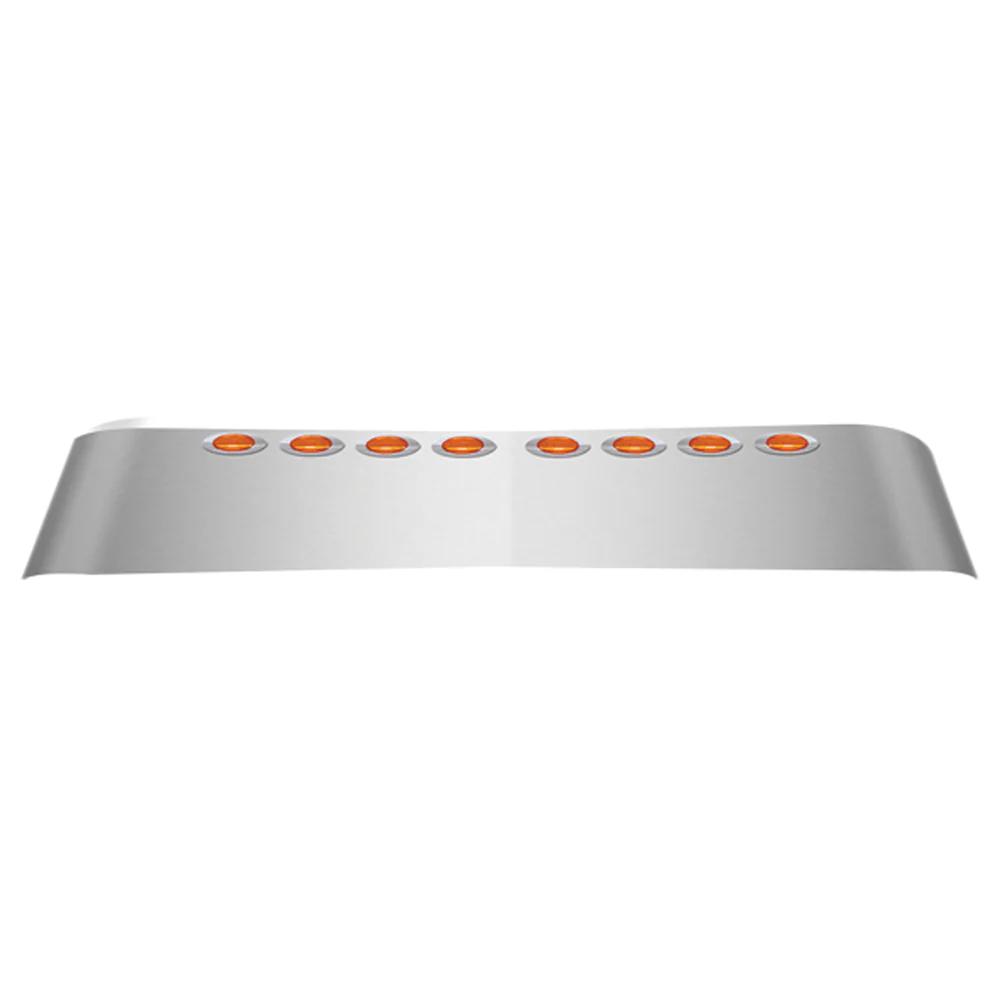 Volvo VN, VT 17" Gangster Visor with Light Cutouts - Image 3