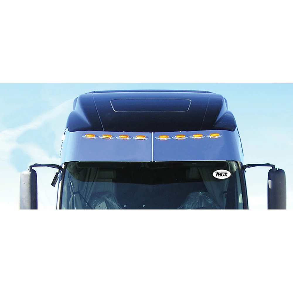Volvo VN, VT 17" Gangster Visor with Light Cutouts - Image 5