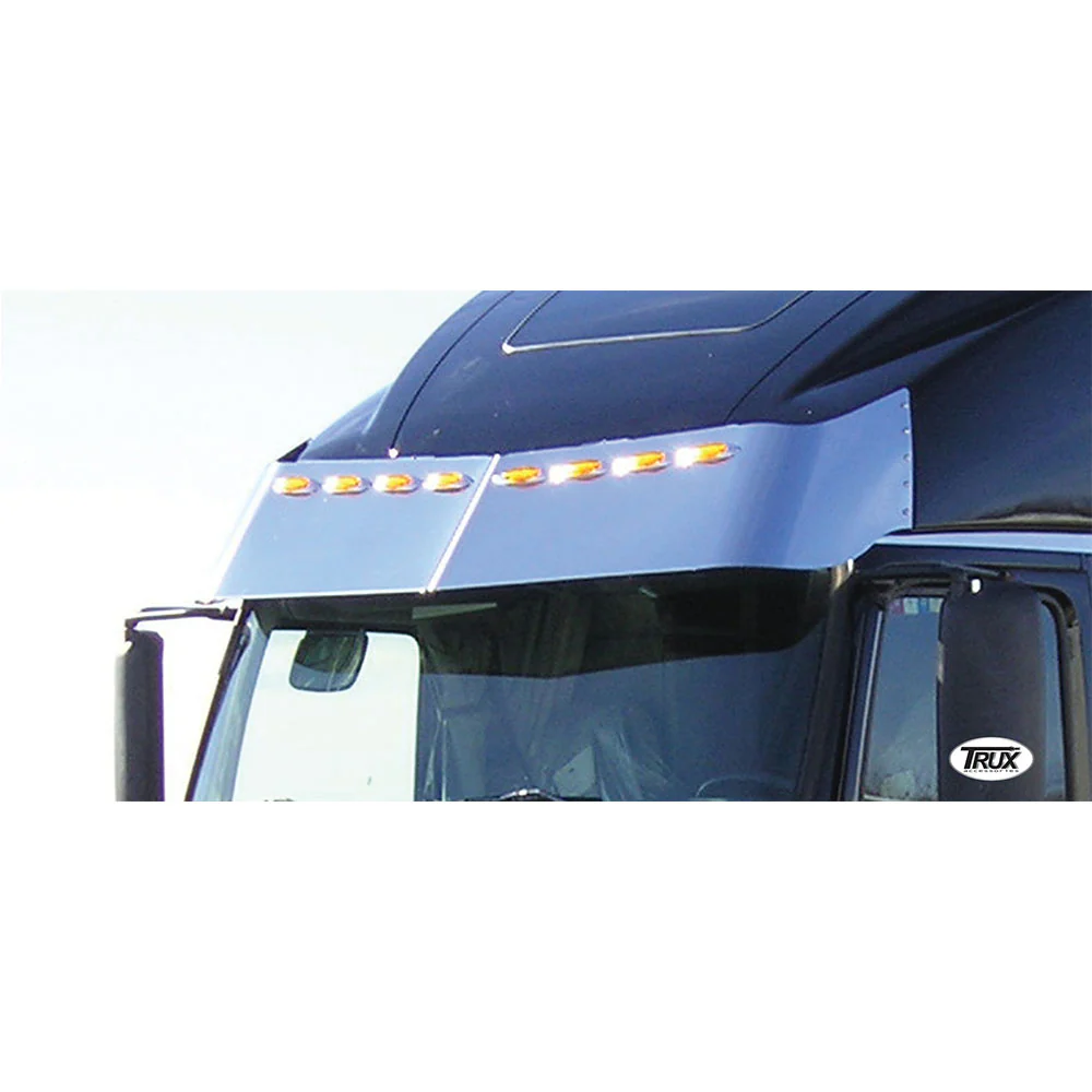 Volvo VN, VT 17" Gangster Visor with Light Cutouts - Image 7