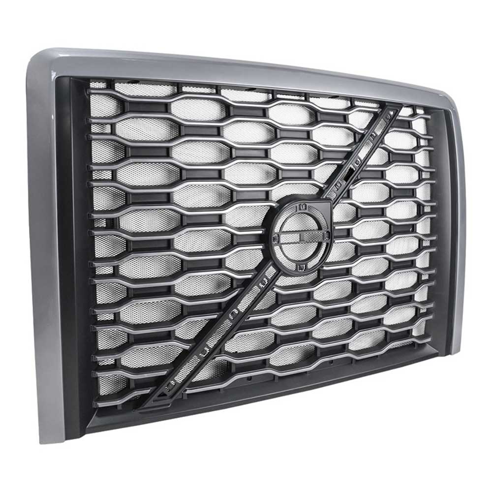 Volvo VNL 2018+ Silver Grille with Bug Screen - Image 3