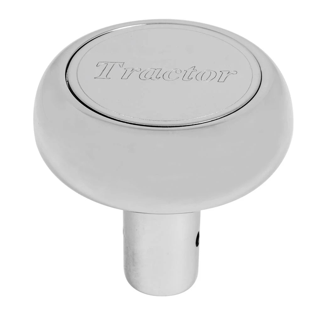 Volvo VNL Chrome Air Valve Knob with Pin Hole - Image 3