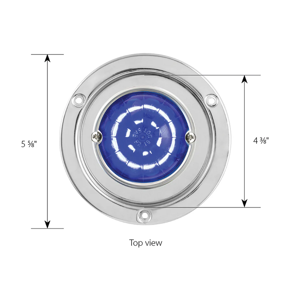Watermelon LED Light with Stainless Steel Flange Mount - Image 13