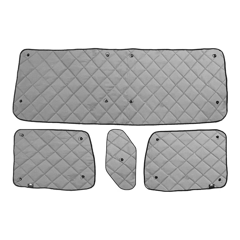 Western Star 4700, 4800, 4900, 5700 ZenEclipse Blackout Window Covers with Peeper - Grey