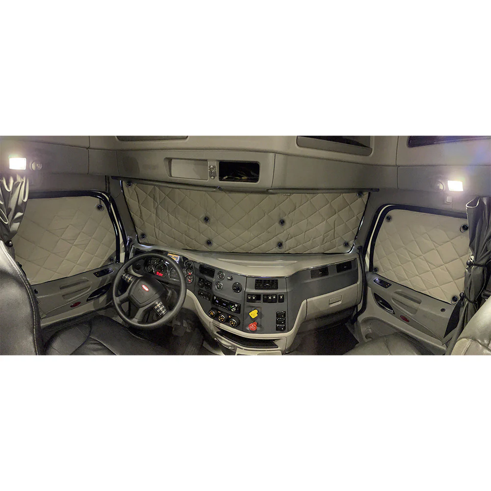 Western Star 4800, 4900 1996 and Older ZenEclipse Blackout Window Covers - Tan