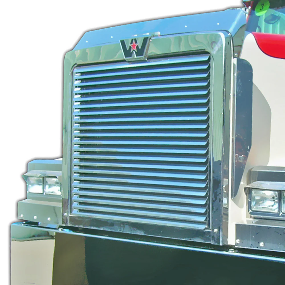 Western Star 4900EX Low Max 1997 - 2016 Stainless Steel Grill with 19 Louvers