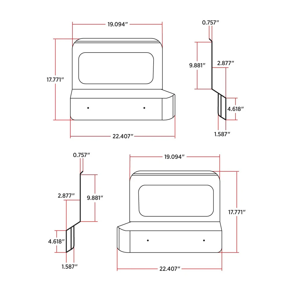 Western Star 4900FA Stainless Fender Guards 2014-2018