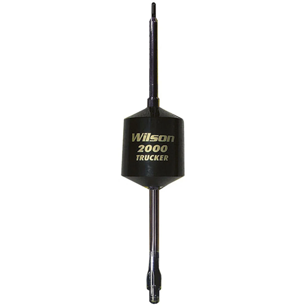 Wilson T2000 Black CB Antenna 10" Shaft 49" Whip - Image 2