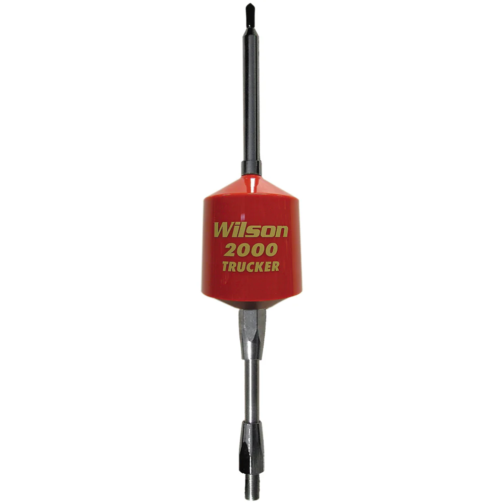 Wilson T2000 Red CB Antenna 5" Shaft 49" Whip