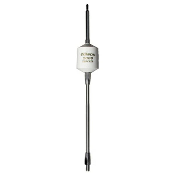 Wilson T2000 White CB Antenna 10" Shaft 49" Whip