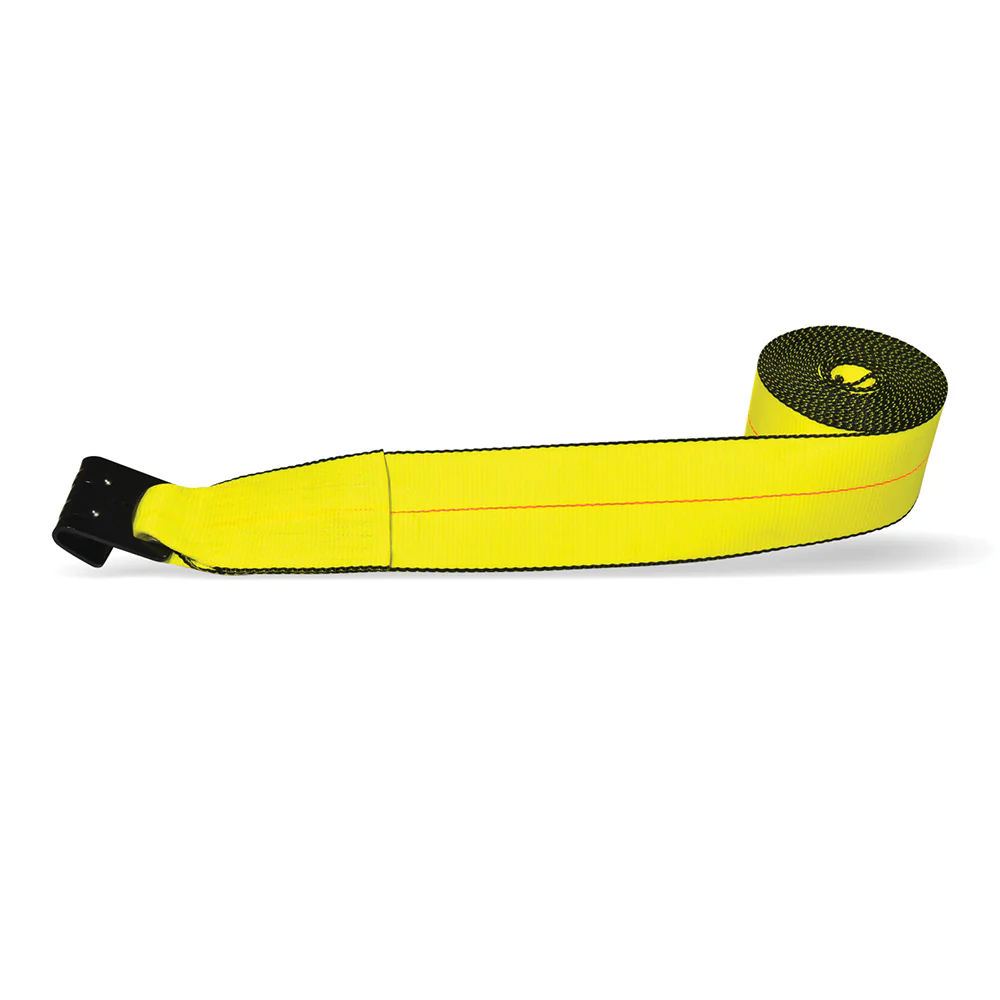 Winch Strap with Flat Hook 4" x 30' - Image 2