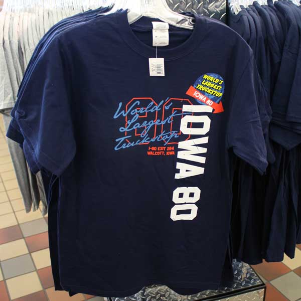World's Largest Truckstop Blue Globe T-shirt - Image 2