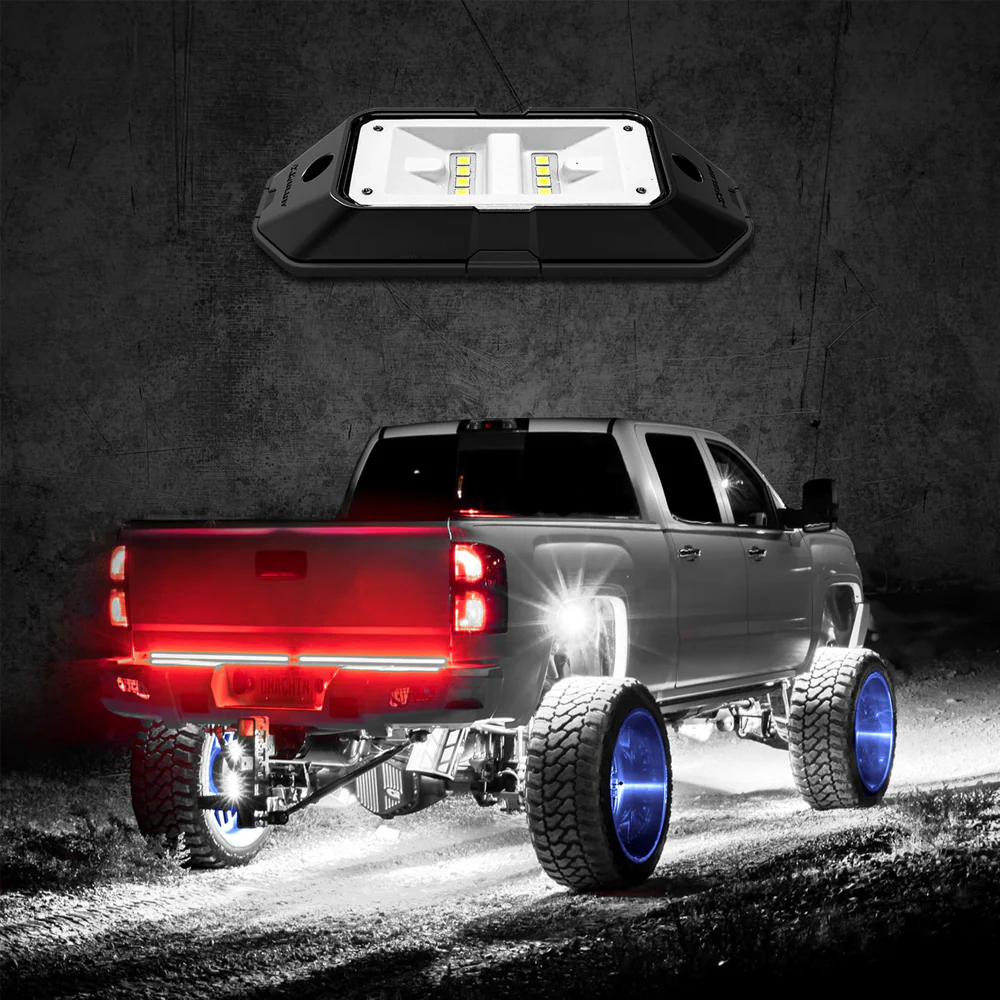 XK GLOW 12-Piece White LED Rock Light Under Glow Kit - Image 3