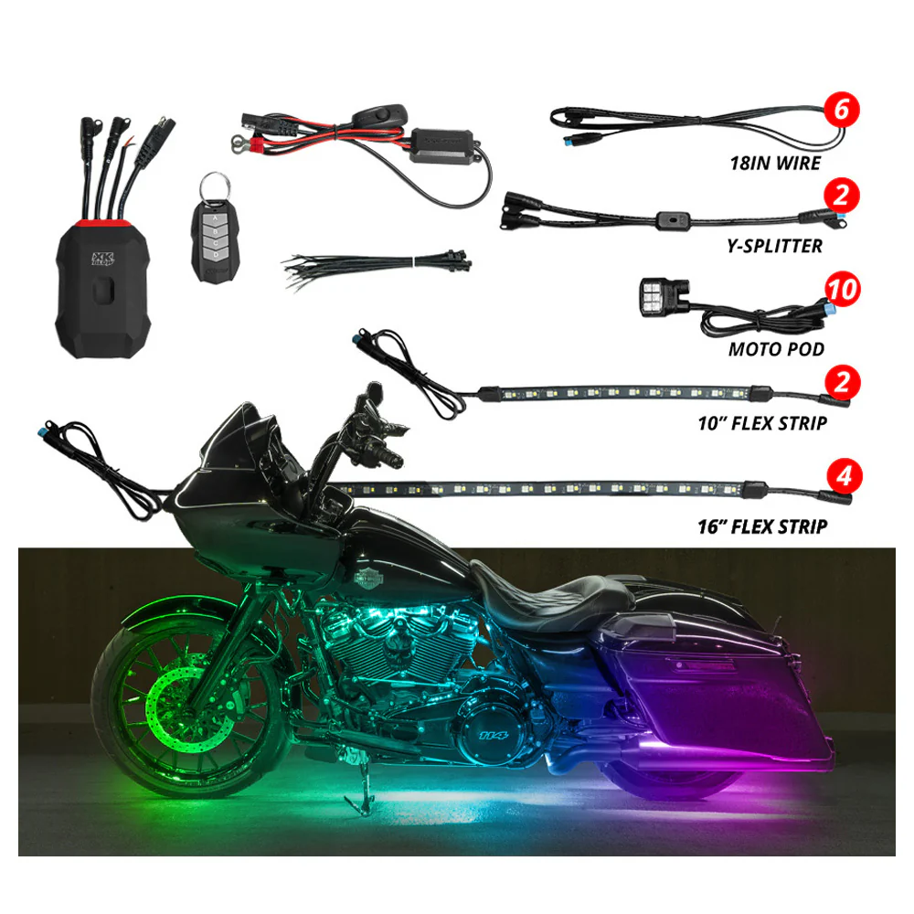 Sixteen Piece XKMax Engine, Under Glow and Accent Light Kit