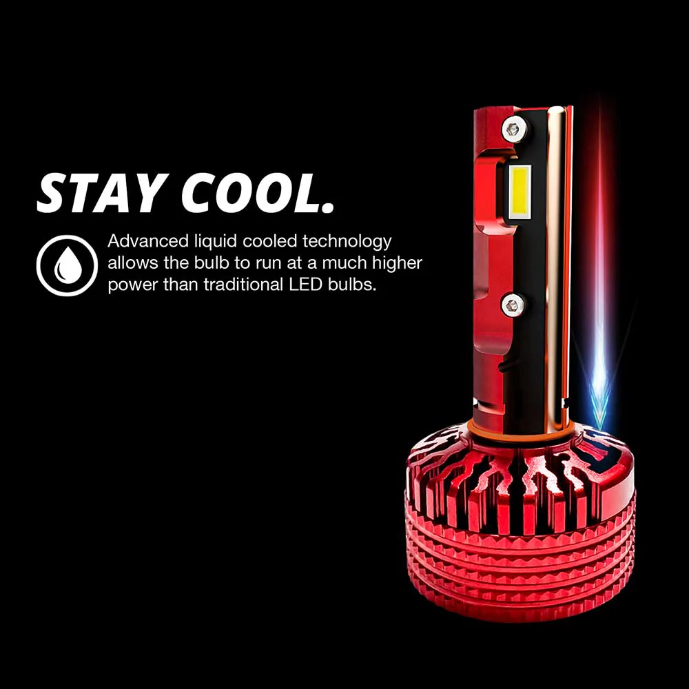 130WT H11 Liquid Cooled LED Bulb Kit - Image 6
