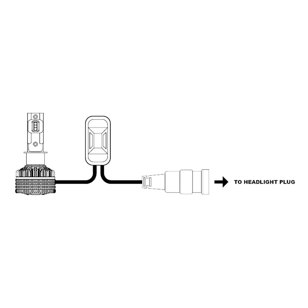 130WT H11 Liquid Cooled LED Bulb Kit - Image 7