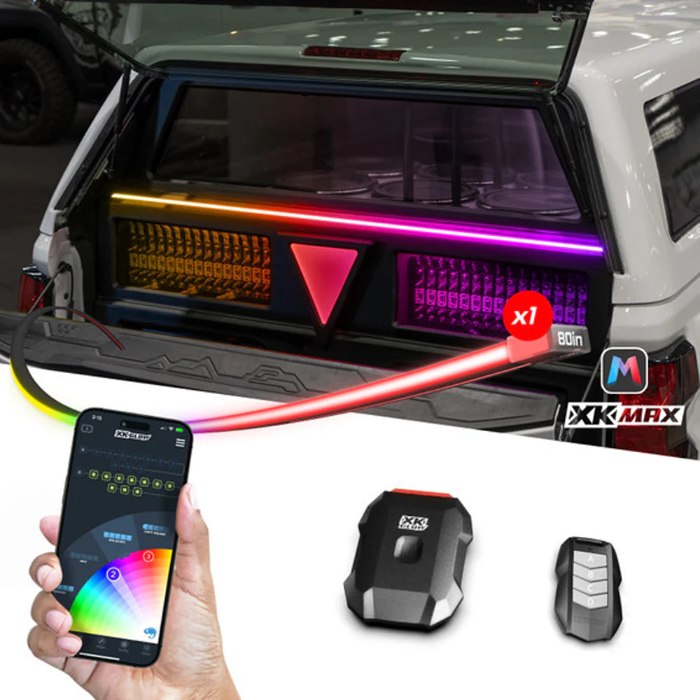 XKMax 80" Grill and Trunk LED Light Strip Kit