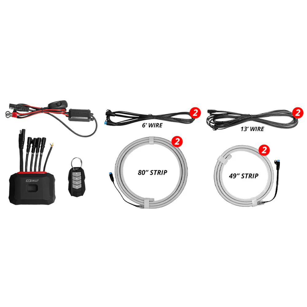 XKMax Hood and Running Board LED Light Kit - Image 2