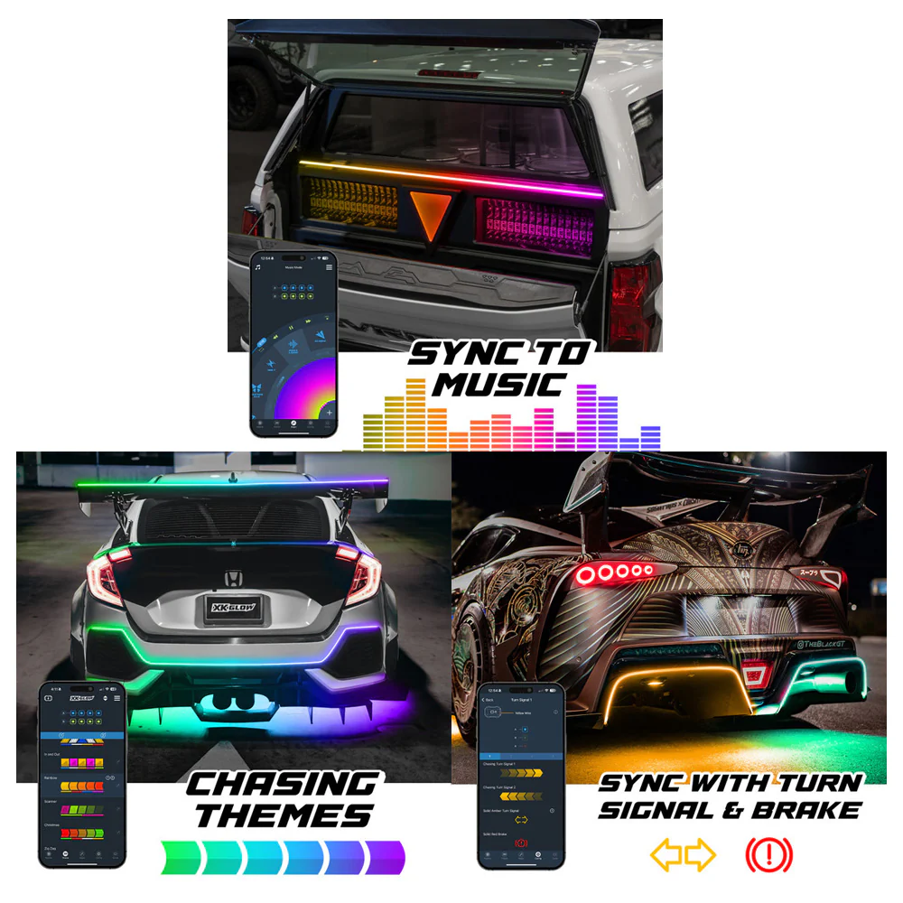 XKMax Hood and Running Board LED Light Kit - Image 3