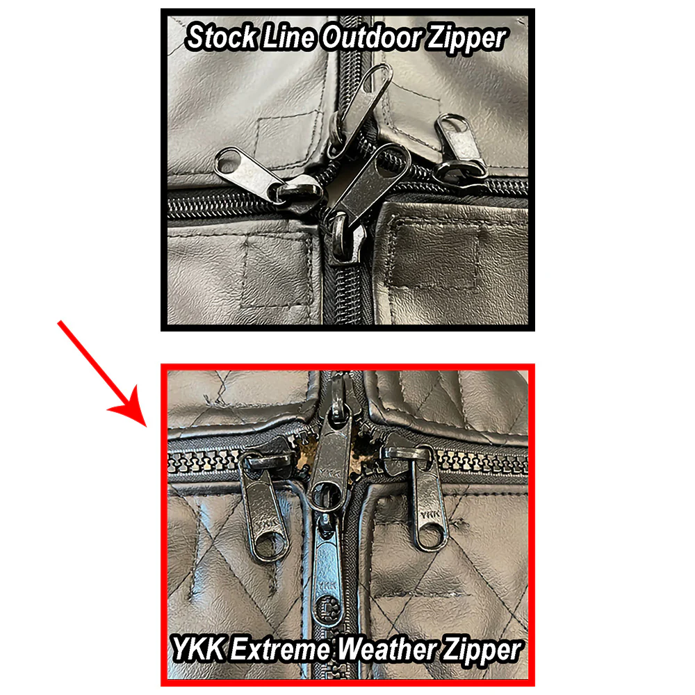 Extreme Cold Heavy-Duty Double Zipper Quilted Winterfront - Image 2