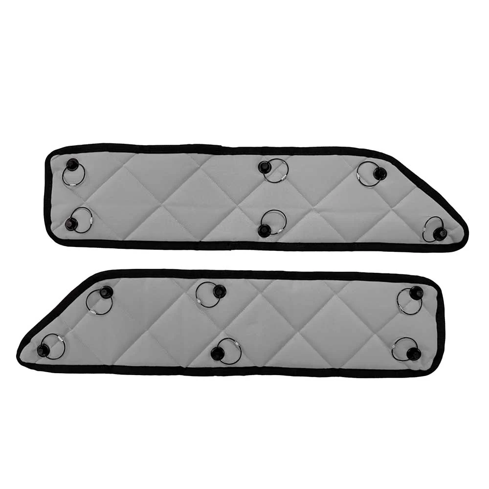ZenEclipse Blackout KW 72" Sleeper Upper Bunk Slider with Daylite Door Gray Window Covers