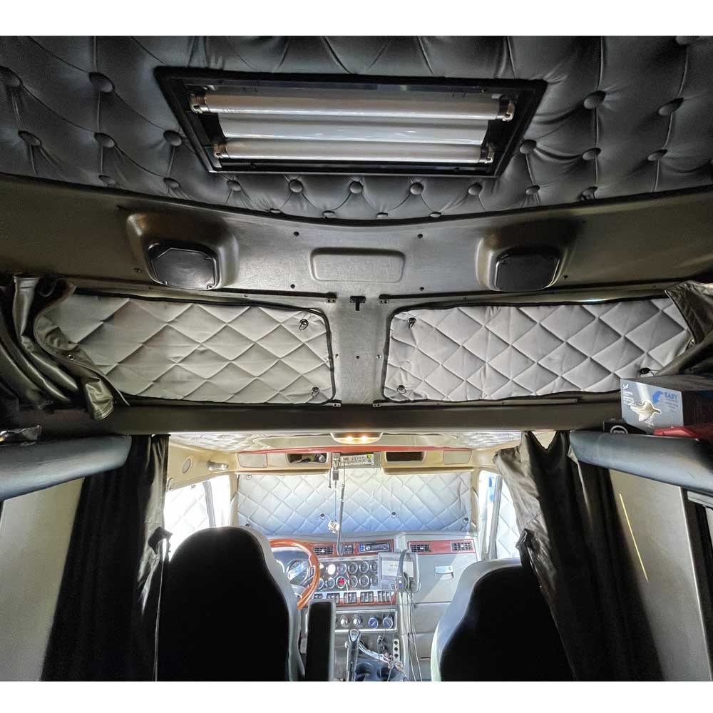 ZenEclipse Blackout KW 72" Sleeper Upper Bunk Slider with Daylite Door Tan Window Covers - Image 2