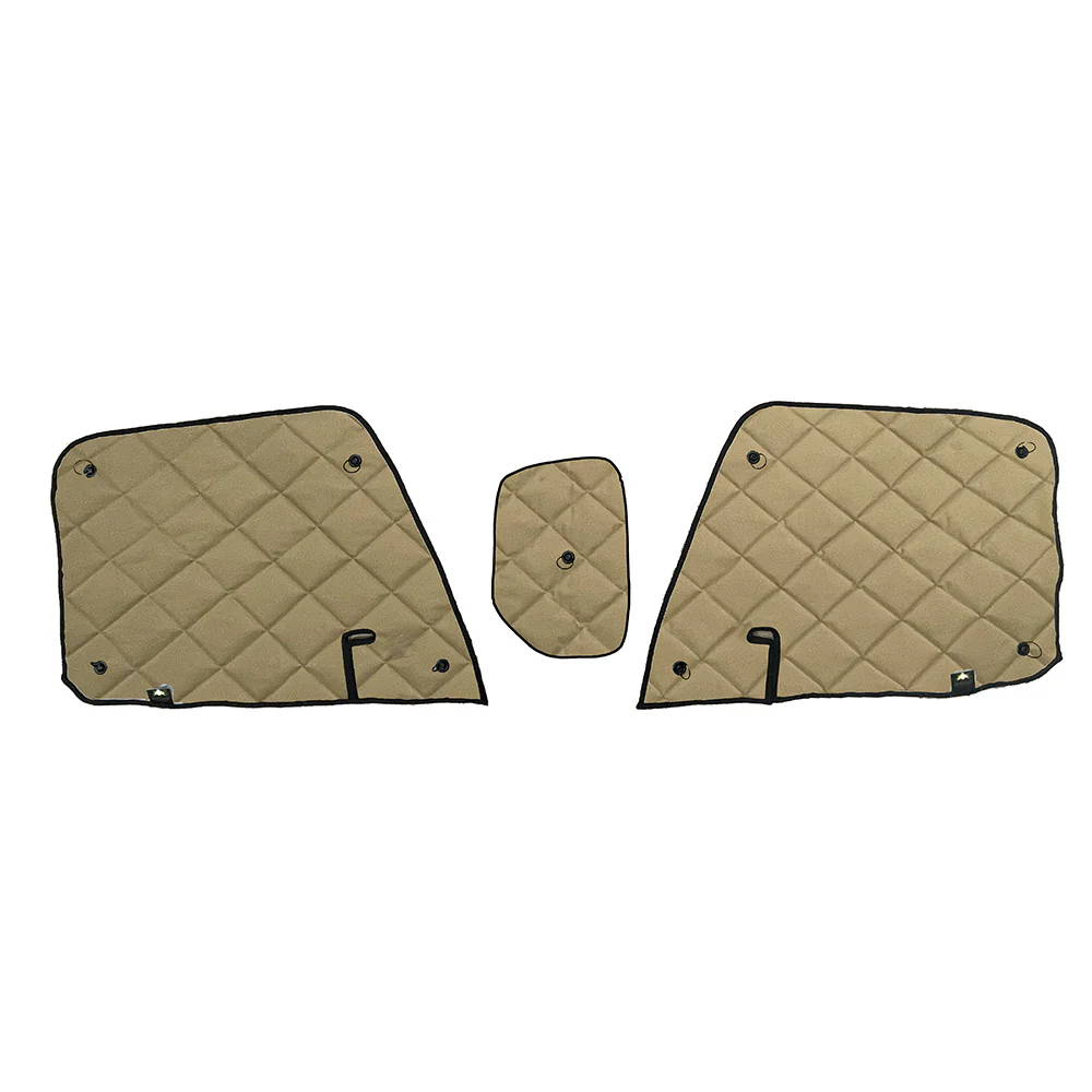 ZenEclipse Freightliner Tan 3pc Door Window Set