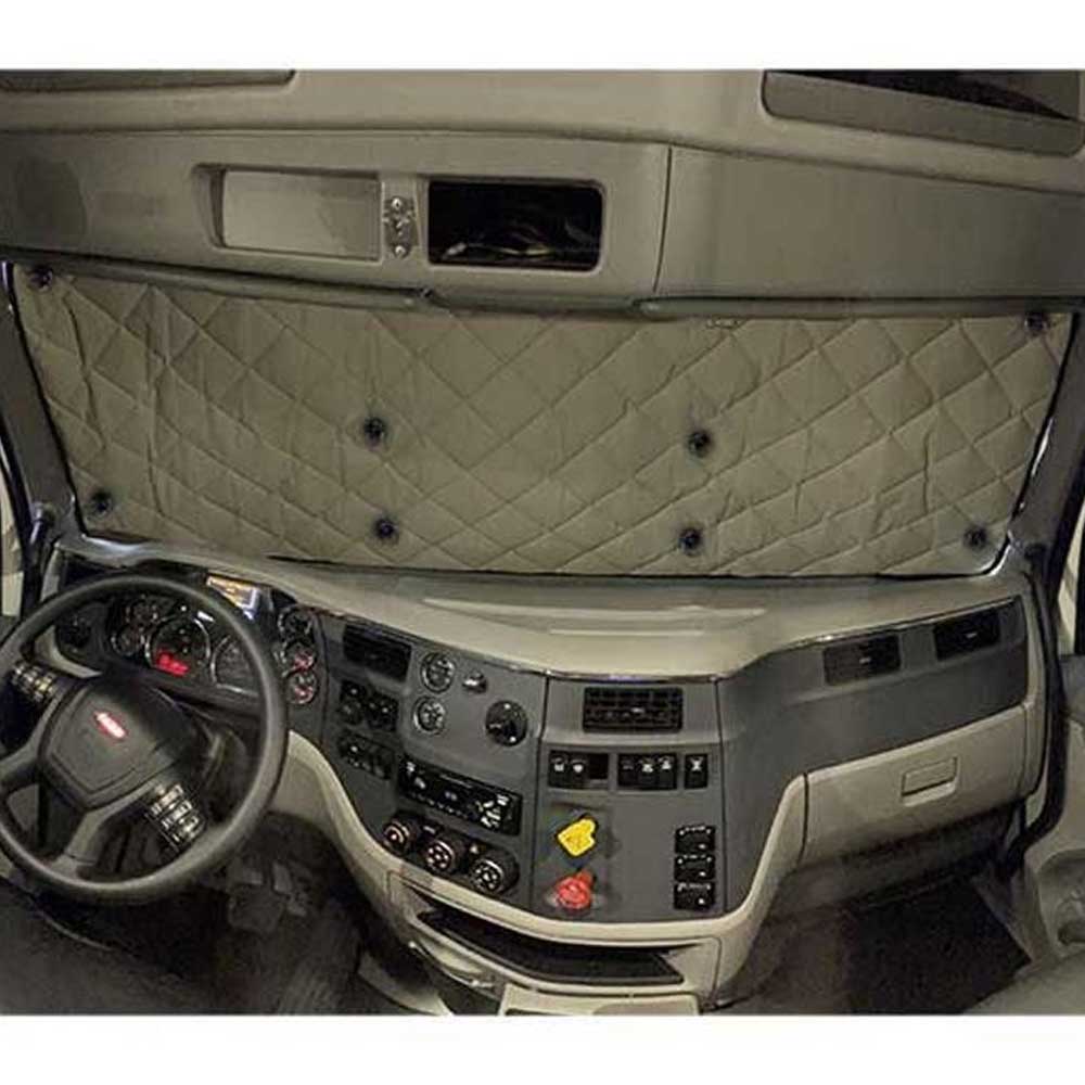 ZenEclipse Kenworth T680, T880, W990 Black Windshield Cover - Image 3