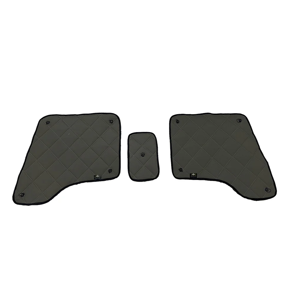 ZenEclipse Mack Black Door Window & Peeper Set -no vent window