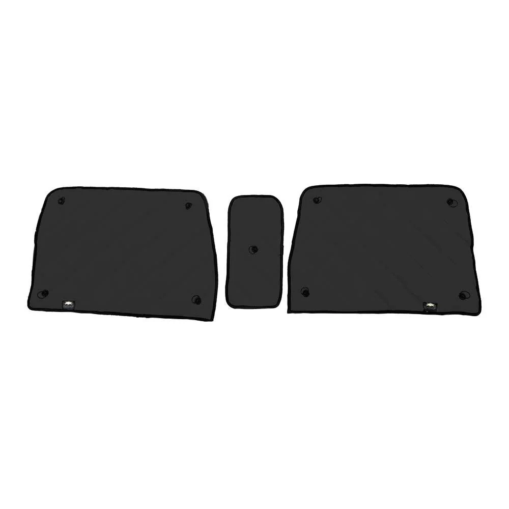 ZenEclipse Peterbilt 300 Series Black Door Window Set with Peeper