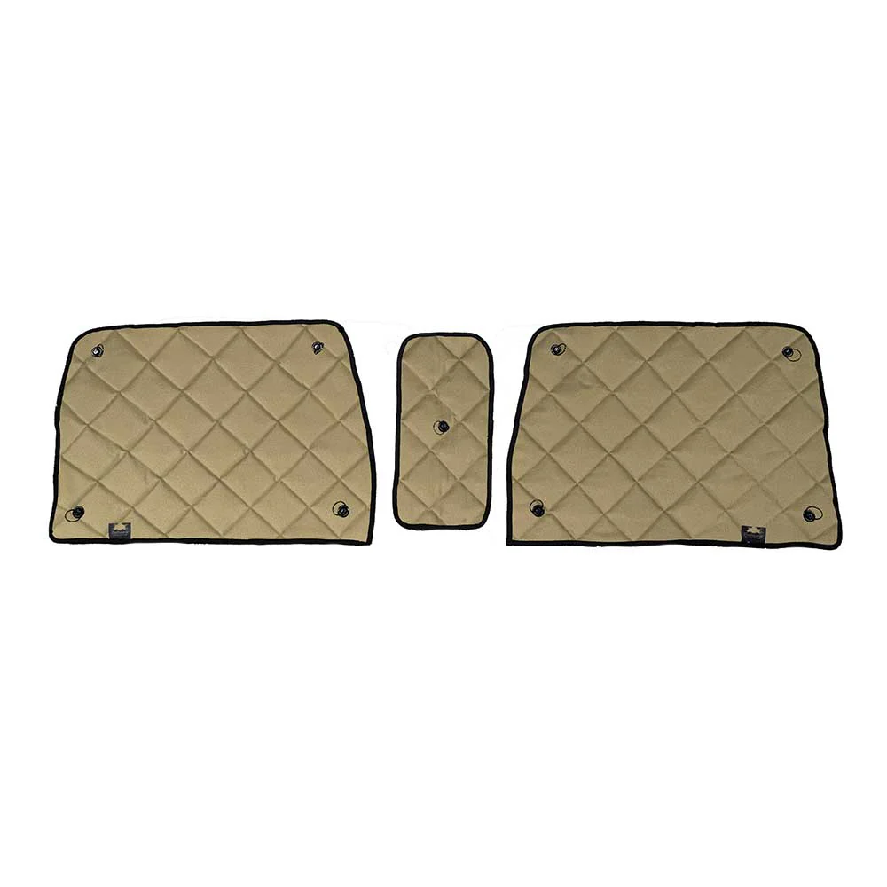 ZenEclipse Peterbilt 300 Series Tan Door Window Set with Peeper