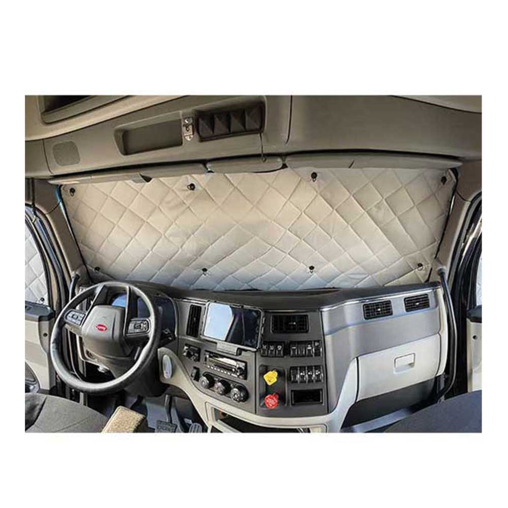 ZenEclipse Peterbilt 362 Cabover Gray Windshield Cover