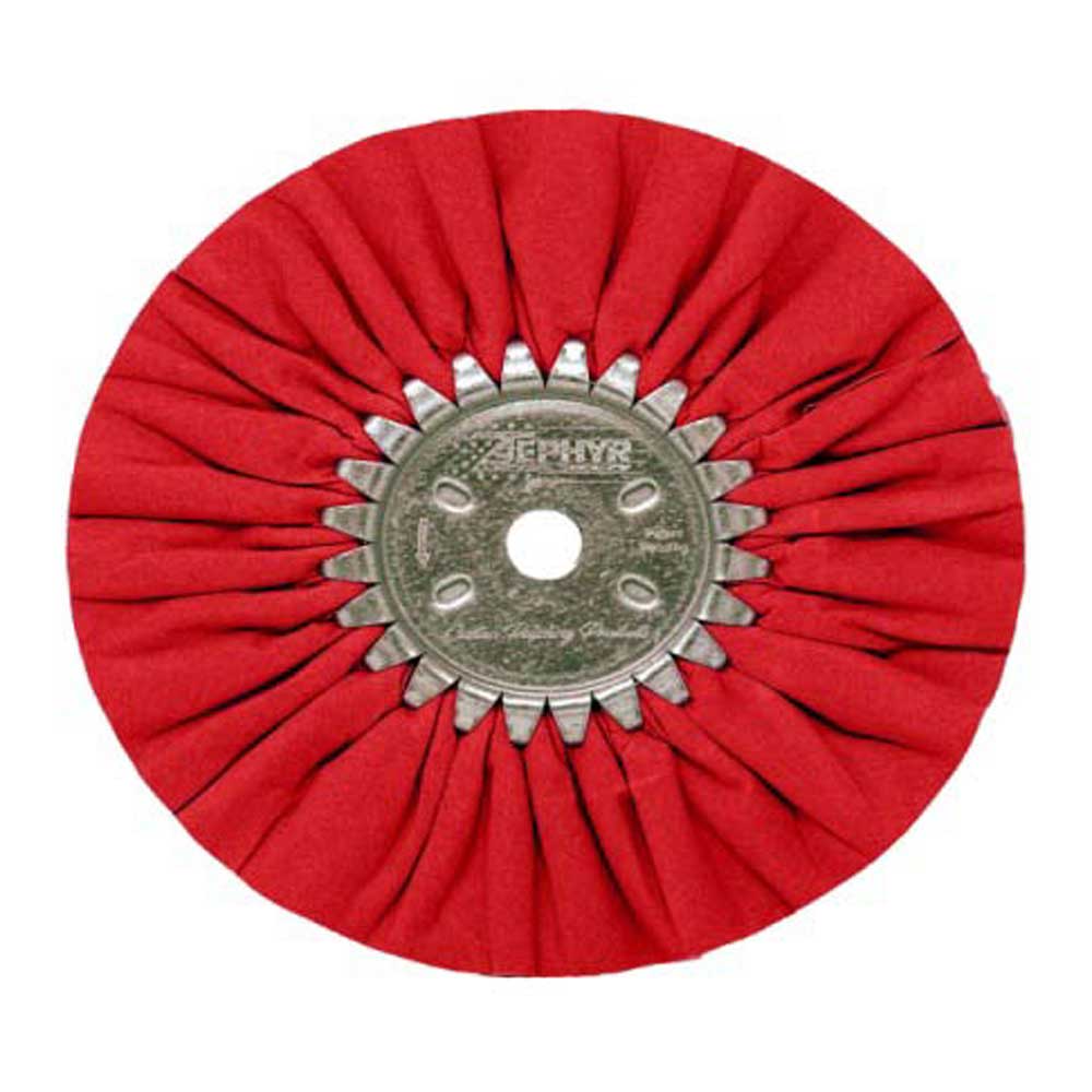 Zephyr 10" Rosy Red Heavy Primary Airway Buffing Wheel