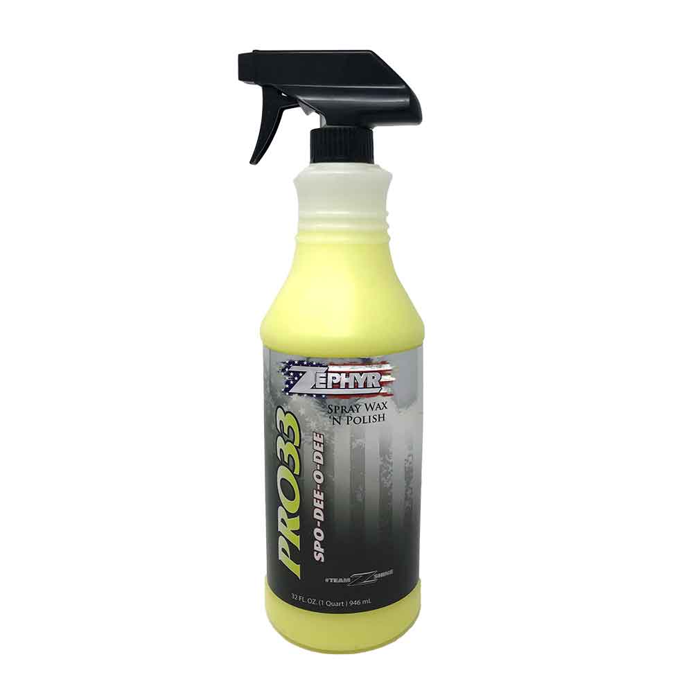Zephyr PRO 33 SPO-DEE-O-DEE Spray Wax 32 oz.