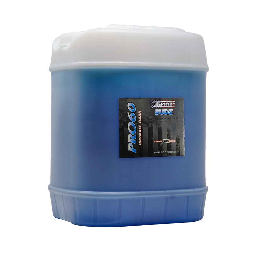 Zephyr PRO 60 Sudz Wash and Conditioner 5 Gal.